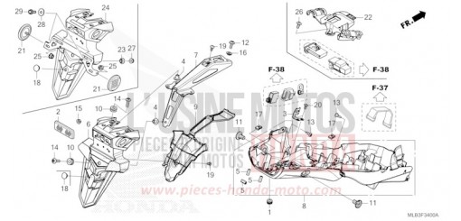 KOTFLUEGEL, HINTEN CB750AT de 2026
